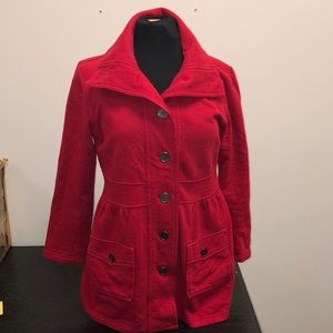 Red button up Jacket